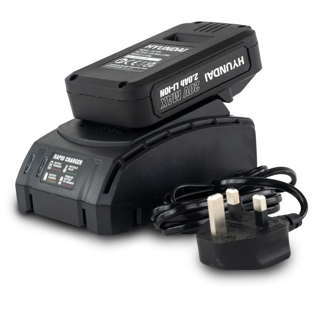 Hyundai HY2188 20V MAX Cordless Hedge Trimmer (with 2Ah Battery & Charger) (Bundle Builder) 1 Hyundai HY2188 20V MAX Cordless Hedge Trimmer (with 2Ah Battery & Charger) (Bundle Builder)