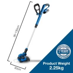 Hyundai HY2187 20V MAX Cordless Grass Trimmer / Lawn Edger (with 2Ah Battery & Charger) (Bundle Builder) -Greenworks Sale Shop hyundai 20v grass trimmer 13 1