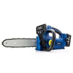 Hyundai HY2190 20V MAX Cordless Chainsaw (with 4Ah Battery & Charger) (Bundle Builder) -Greenworks Sale Shop hyundai hy2190 chainaw angle 1