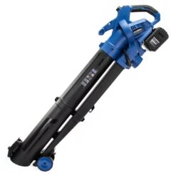 Hyundai HY2194 3-in-1 20V MAX Cordless Blower Vacuum -Greenworks Sale Shop hyundai hy2194 blower vac side