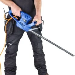 Hyundai HYHT550E Electric Hedge Trimmer -Greenworks Sale Shop hyundai hyht550e hedge trimmer held