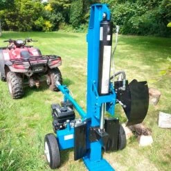 Hyundai HYLS25000T 25 Tonne Horizontal & Vertical Petrol Log Splitter 18 Hyundai HYLS25000T 25 Tonne Horizontal & Vertical Petrol Log Splitter -Greenworks Sale Shop hyundai hyls25000t log splitter lifestyle vertical
