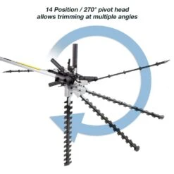 Hyundai HYPT5200X Long Reach Petrol Hedge Trimmer -Greenworks Sale Shop hyundai hypt5200x pole hedge trimmer pivoting head
