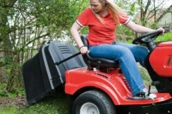 Lawnflite Smart RE 130 H 36" Hydrostatic Direct Collect Lawn Tractor -Greenworks Sale Shop lawnflite rear discharge empty grass collector 1