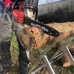 Mitox Log Saw Horse -Greenworks Sale Shop mitox saw horse lifestyle