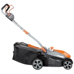 Oleo-Mac Gi 40 P 40V Push Cordless Lawn Mower (with 5.0Ah Battery & Charger) -Greenworks Sale Shop oleo mac gi40p lawn mower side 2