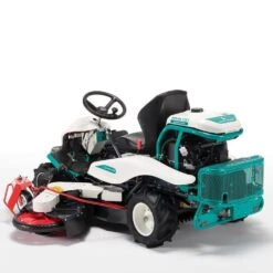 Orec Rabbit RMK151 Ride-On Brush Cutter / All Terrain Garden Tractor -Greenworks Sale Shop orec rmk151 rabbit brushcutter rear angle