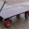 SCH FBT3 72" Long Four Wheel Flat Bed Trailer