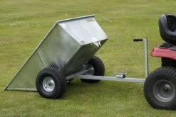 SCH GDTT/GALV 500kg Galvanised Tipping Dump Trailer With Wide Profile Wheels -Greenworks Sale Shop sch gdtt galv 2