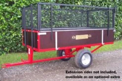SCH GWTS15 760kg Two-Wheel Timber Tipping Trailer -Greenworks Sale Shop sch gwts15 extension sides 2