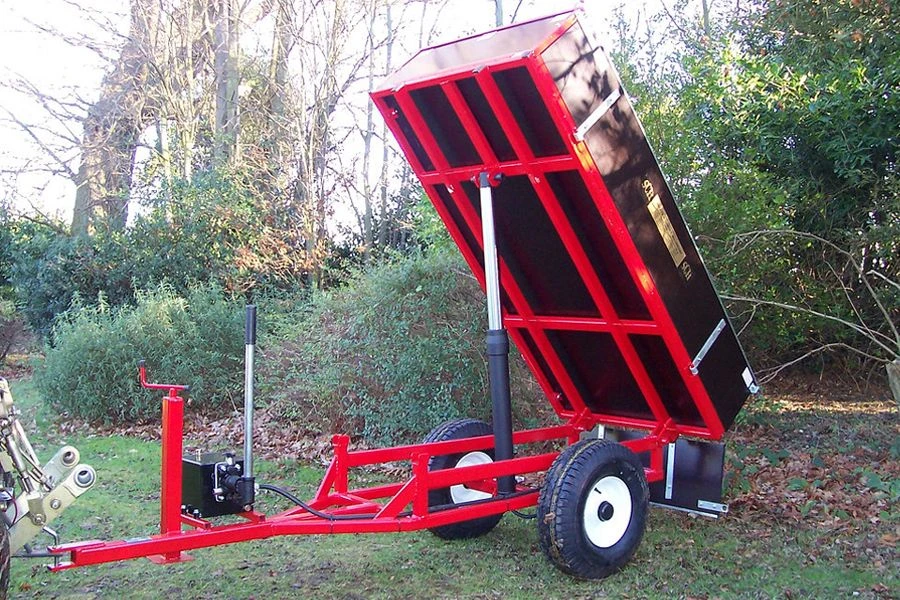 SCH Two-Wheel Hydraulic Tipping Trailer - Manual Action Hydraulic Pump - HTRLM 2 SCH Two-Wheel Hydraulic Tipping Trailer - Manual Action Hydraulic Pump - HTRLM - Image 2