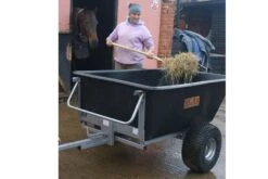 SCH LCPTP Large 500kg Capacity Plastic Tipping Trailer -Greenworks Sale Shop sch lcptp horse