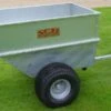 SCH QDGT 500kg Large Capacity Galvanised Tipping Trailer With Flotation Wheels