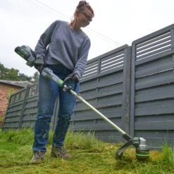 EGO Power+ ST1401E-ST 35cm Split Shaft 56V Cordless Grass Trimmer (with 2.5Ah Battery & Charger) -Greenworks Sale Shop st1400e st lifestyle 6 1