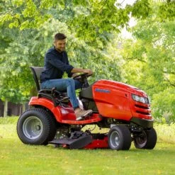 Simplicity Broadmoor SYT410 122cm/48" Hydrostatic Side Discharge Lawn Tractor -Greenworks Sale Shop syt410 lifestyle