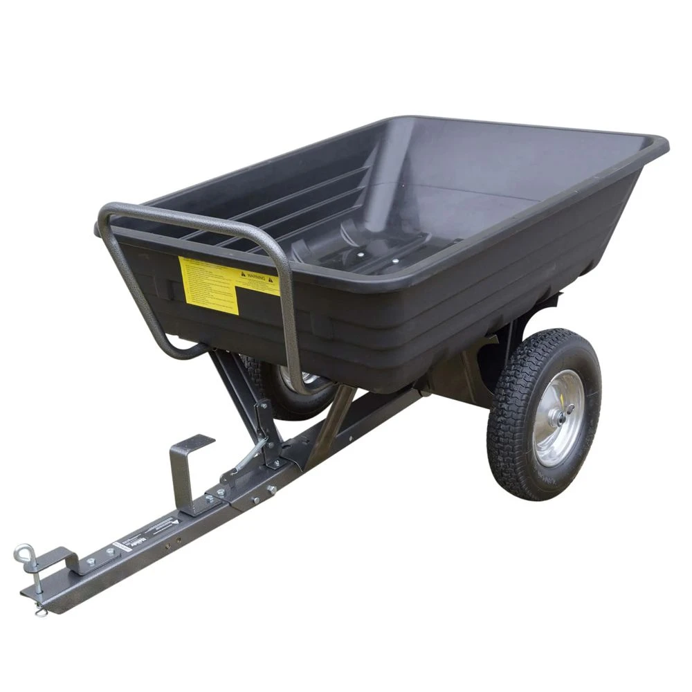 The Handy THTPDC 295kg Towed/Push Poly Dump Cart 1 The Handy THTPDC 295kg Towed/Push Poly Dump Cart