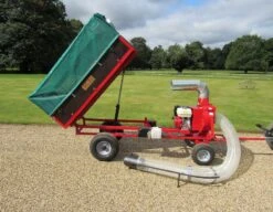SCH Trailer Mounted Leaf Collection Unit TPSU -Greenworks Sale Shop tpsu tipping