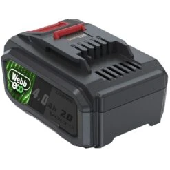 Webb Eco WEV20X2LM43B4X 40V (20V+20V) Push Cordless Lawn Mower (with 2 X 4Ah Batteries & Twin Charger) -Greenworks Sale Shop webb eco 20v 4ah battery 2