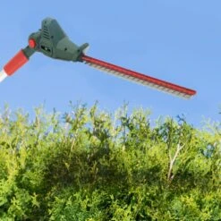 Webb Eco WEV20PHT20B2 20V Cordless Long Reach Hedge Trimmer (with 2Ah Battery & Charger) 18 Webb Eco WEV20PHT20B2 20V Cordless Long Reach Hedge Trimmer (with 2Ah Battery & Charger) -Greenworks Sale Shop webb eco wev20phtb2 hedge trimmer lifestyle head articulate