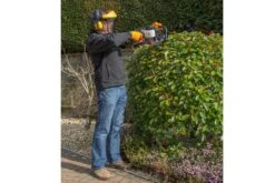 Webb HC600 60cm Petrol Hedge Trimmer -Greenworks Sale Shop webb hc600 hedge trimmer lifestyle top hedge