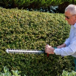 Webb WEV20HT 20V Cordless Hedge Trimmer (with 2Ah Battery & Charger) 17 Webb WEV20HT 20V Cordless Hedge Trimmer (with 2Ah Battery & Charger) -Greenworks Sale Shop webb wev20ht hedge trimmer lifestyle 4