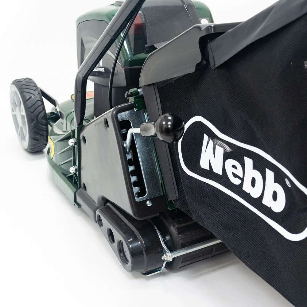 Webb WERR17LISPX2 Supreme 40V 3-in-1 Self-Propelled Rear Roller Cordless Lawn Mower (with 2 X 4Ah Batteries & Charger) 6 Webb WERR17LISPX2 Supreme 40V 3-in-1 Self-Propelled Rear Roller Cordless Lawn Mower (with 2 X 4Ah Batteries & Charger) - Image 6